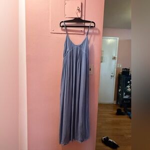 Z Supply Atlas Midi Dress Ocean Dusty Blue